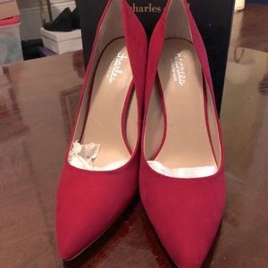 Charles David micro suede Scarlett shoes.